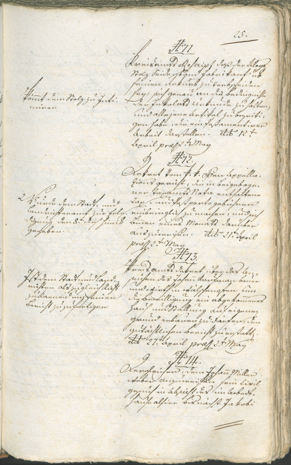 Civic Archives of Bozen-Bolzano - BOhisto Ratsprotokoll 1794/96 