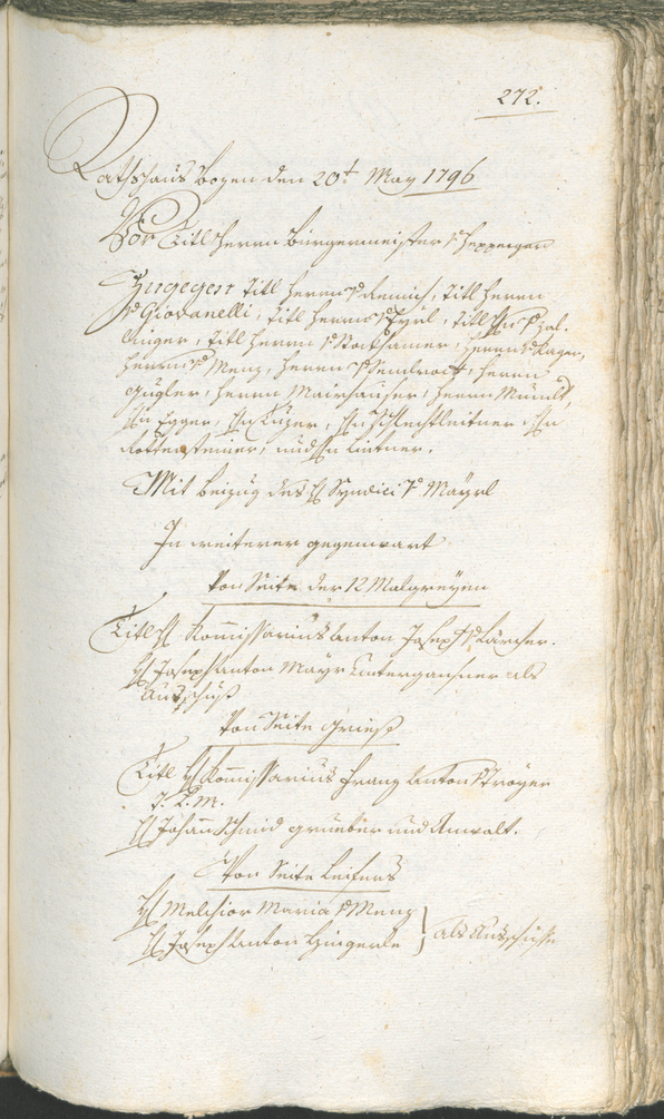 Civic Archives of Bozen-Bolzano - BOhisto Ratsprotokoll 1794/96 