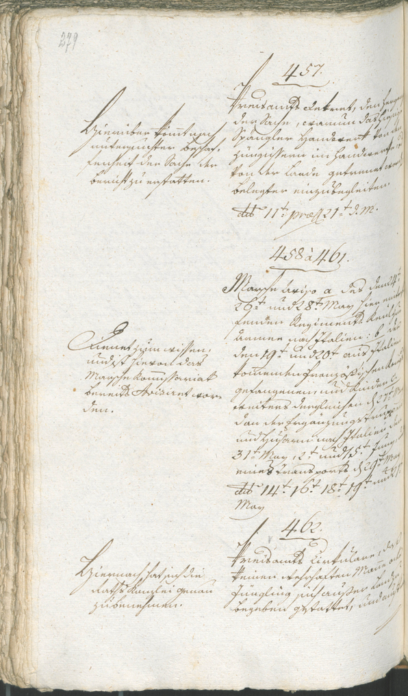 Stadtarchiv Bozen - BOhisto Ratsprotokoll 1794/96 