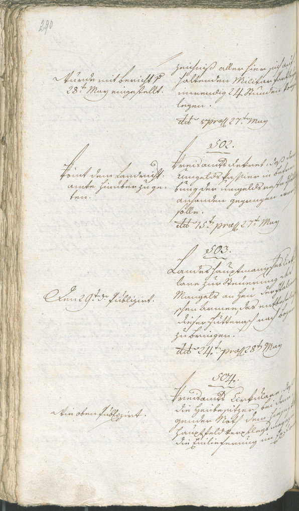 Civic Archives of Bozen-Bolzano - BOhisto Ratsprotokoll 1794/96 