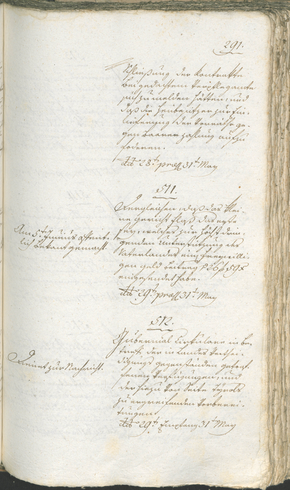 Stadtarchiv Bozen - BOhisto Ratsprotokoll 1794/96 