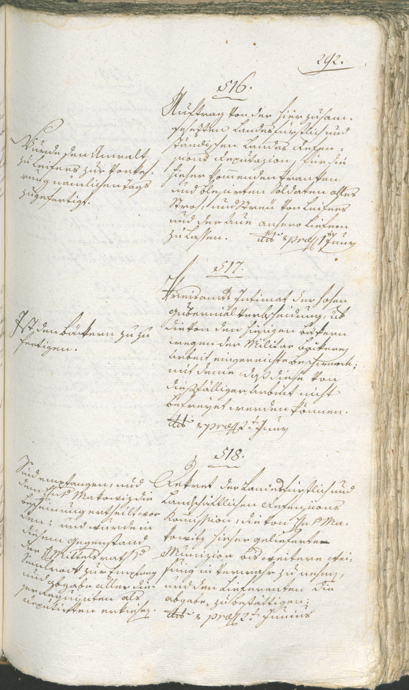 Civic Archives of Bozen-Bolzano - BOhisto Ratsprotokoll 1794/96 