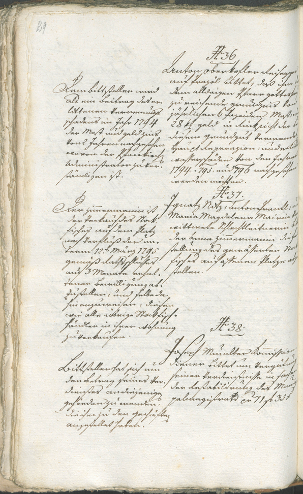 Archivio Storico della Città di Bolzano - BOhisto protocollo consiliare 1794/96 