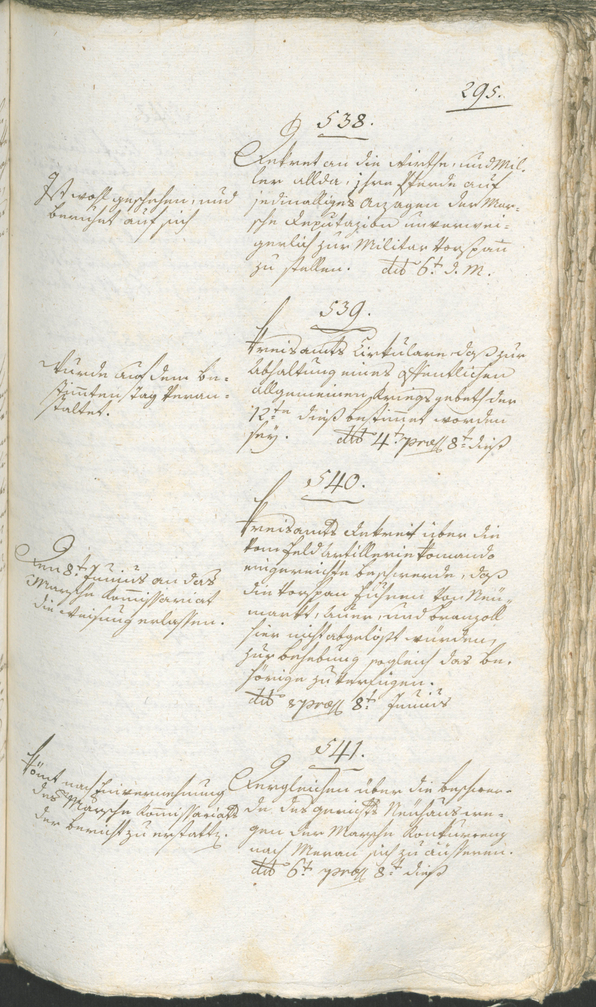 Civic Archives of Bozen-Bolzano - BOhisto Ratsprotokoll 1794/96 