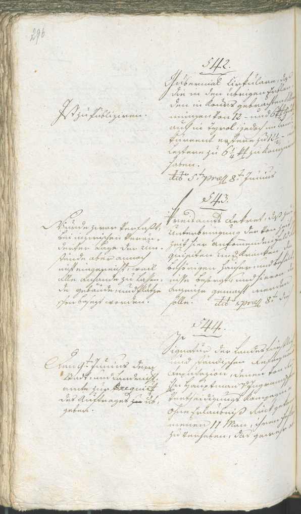 Civic Archives of Bozen-Bolzano - BOhisto Ratsprotokoll 1794/96 