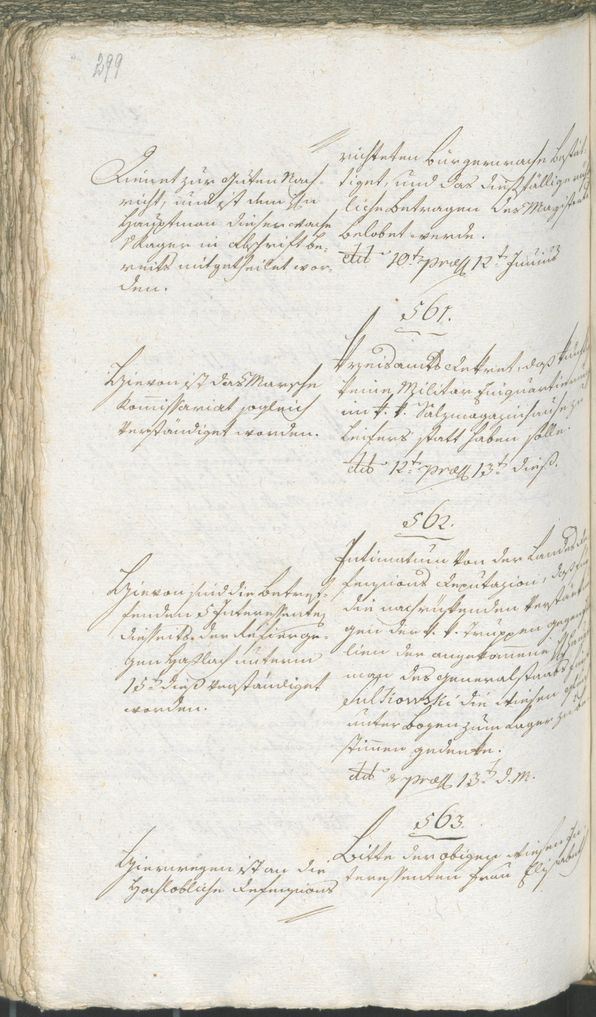 Archivio Storico della Città di Bolzano - BOhisto protocollo consiliare 1794/96 