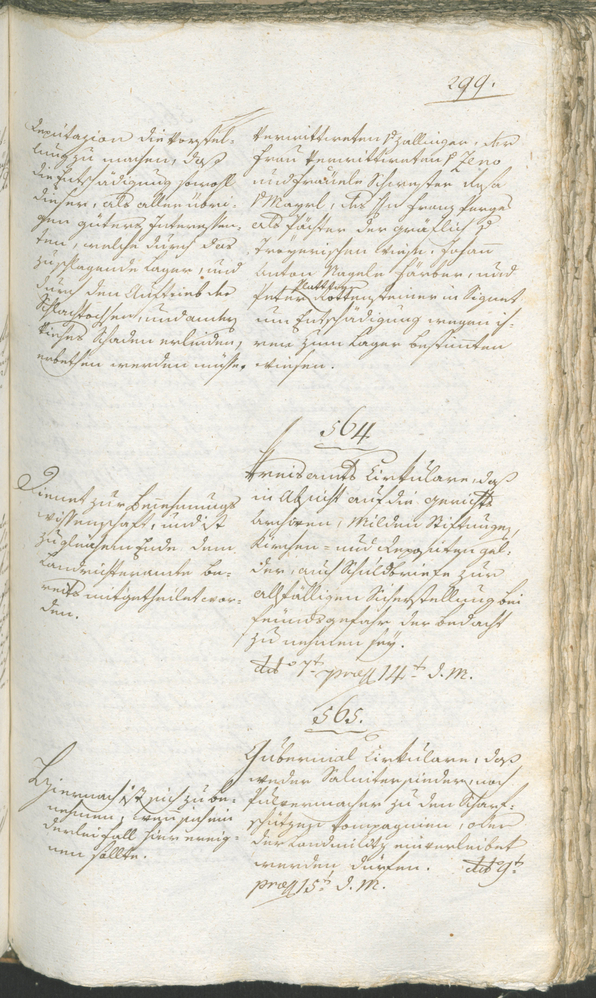 Stadtarchiv Bozen - BOhisto Ratsprotokoll 1794/96 