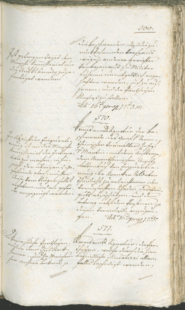 Archivio Storico della Città di Bolzano - BOhisto protocollo consiliare 1794/96 