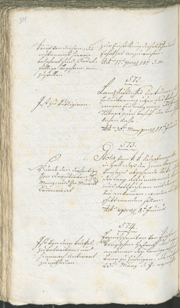 Civic Archives of Bozen-Bolzano - BOhisto Ratsprotokoll 1794/96 