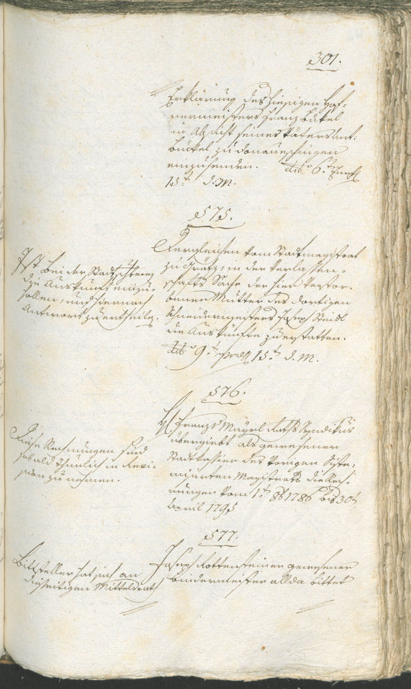 Civic Archives of Bozen-Bolzano - BOhisto Ratsprotokoll 1794/96 