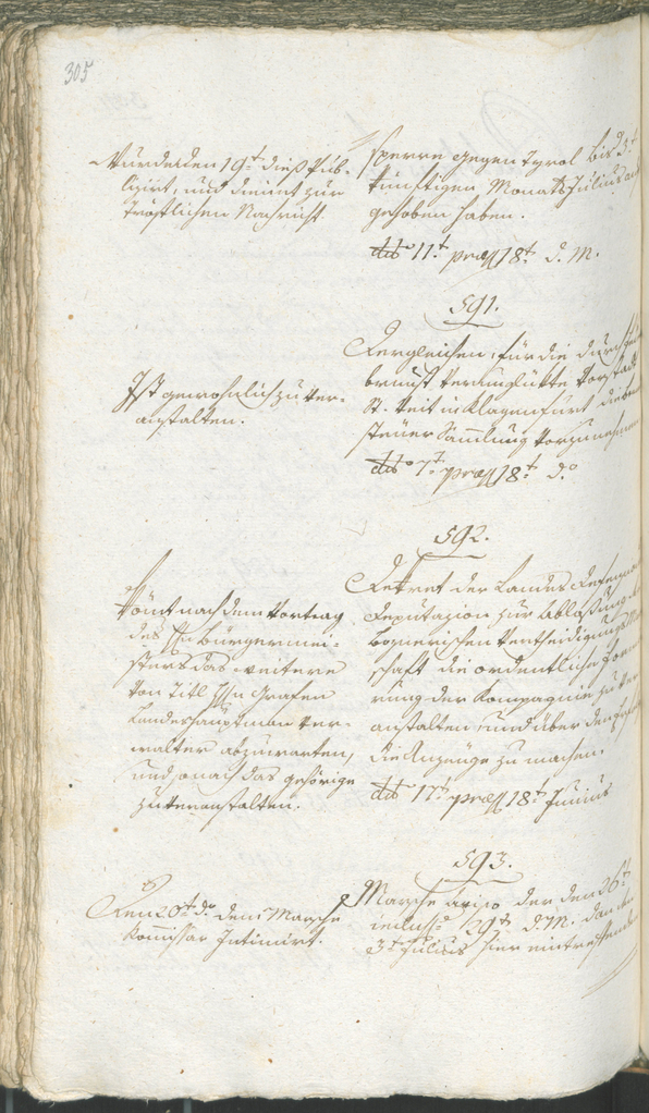 Stadtarchiv Bozen - BOhisto Ratsprotokoll 1794/96 