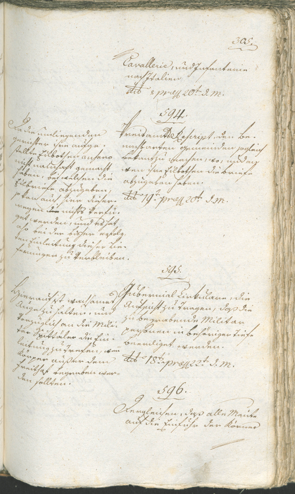 Civic Archives of Bozen-Bolzano - BOhisto Ratsprotokoll 1794/96 