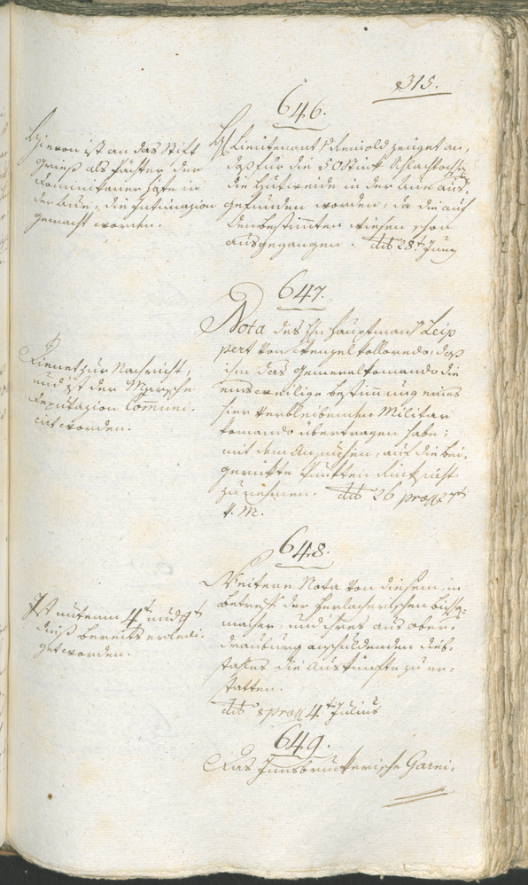 Civic Archives of Bozen-Bolzano - BOhisto Ratsprotokoll 1794/96 