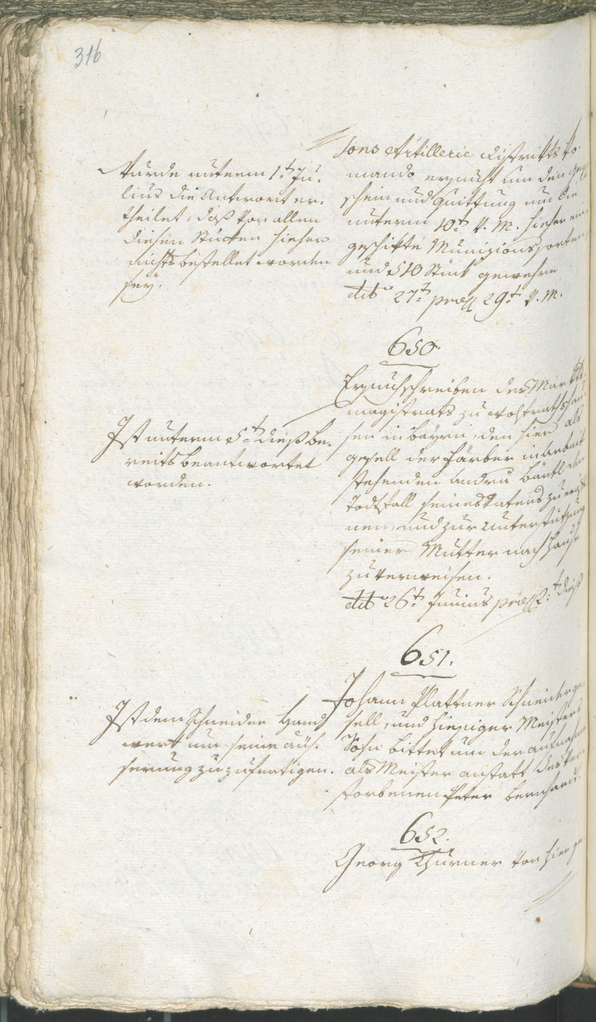 Stadtarchiv Bozen - BOhisto Ratsprotokoll 1794/96 