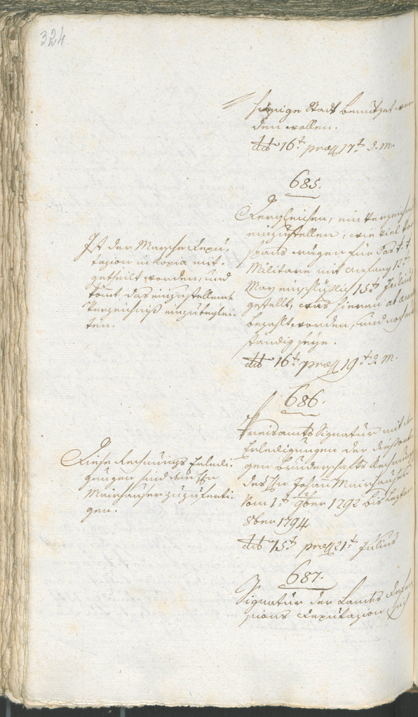 Stadtarchiv Bozen - BOhisto Ratsprotokoll 1794/96 