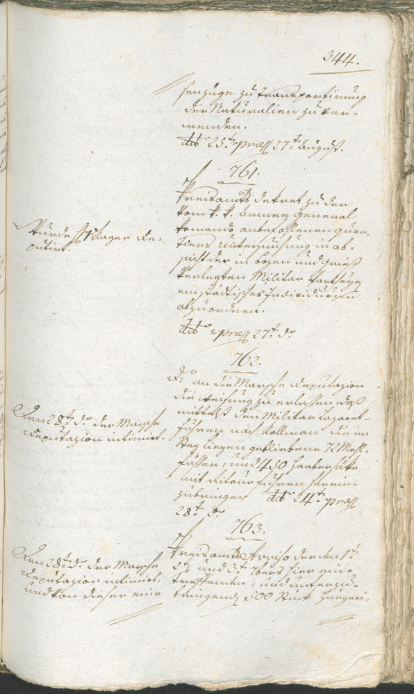 Stadtarchiv Bozen - BOhisto Ratsprotokoll 1794/96 