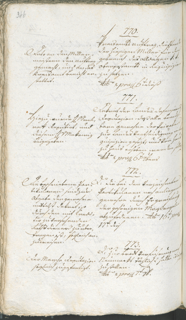 Stadtarchiv Bozen - BOhisto Ratsprotokoll 1794/96 