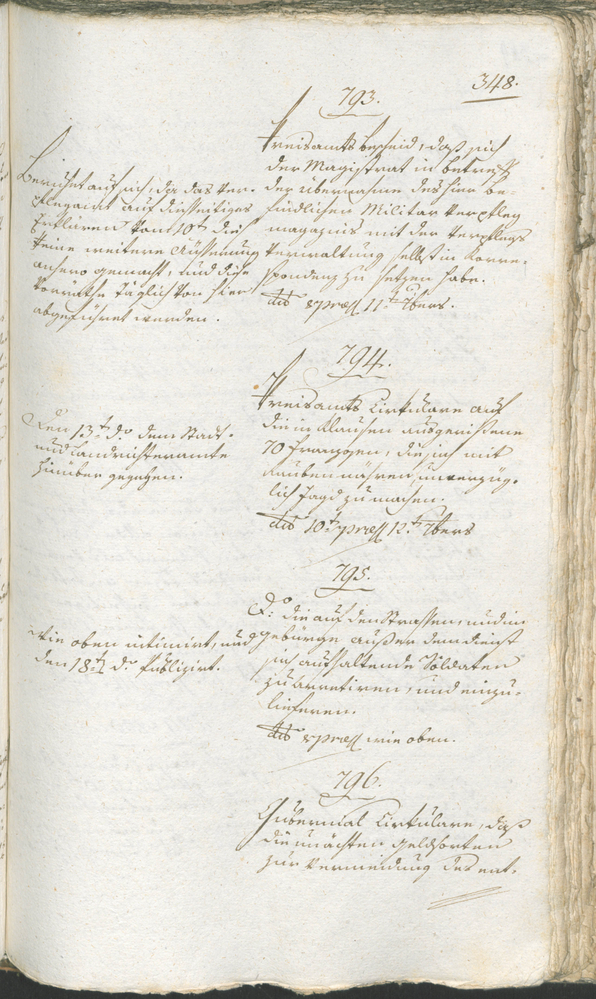 Civic Archives of Bozen-Bolzano - BOhisto Ratsprotokoll 1794/96 