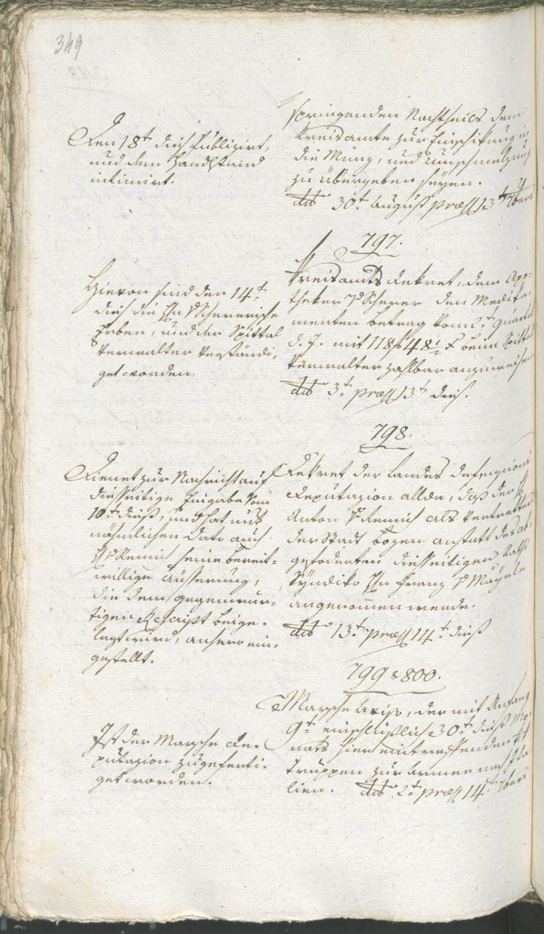 Stadtarchiv Bozen - BOhisto Ratsprotokoll 1794/96 