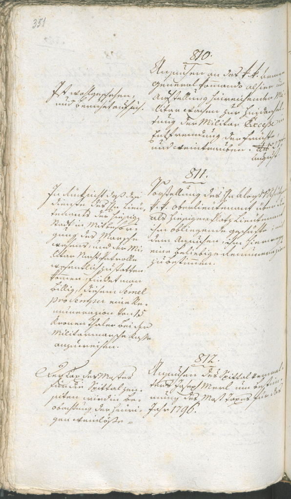 Stadtarchiv Bozen - BOhisto Ratsprotokoll 1794/96 