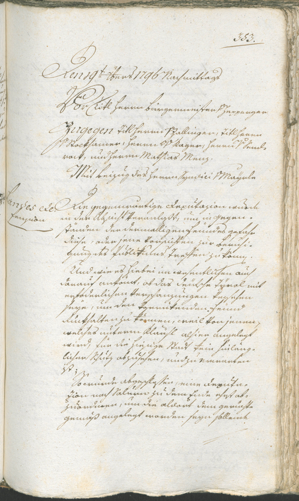 Civic Archives of Bozen-Bolzano - BOhisto Ratsprotokoll 1794/96 