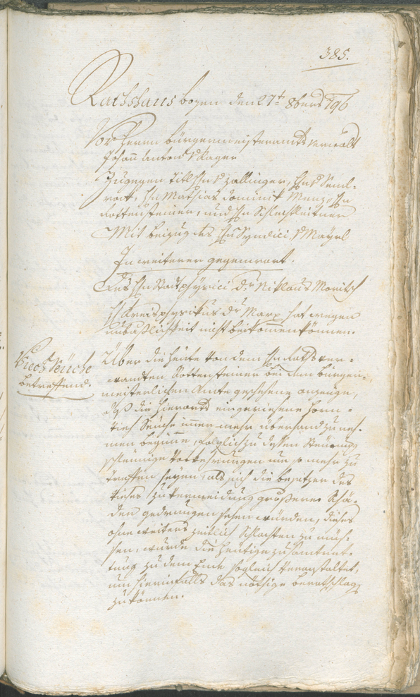 Civic Archives of Bozen-Bolzano - BOhisto Ratsprotokoll 1794/96 