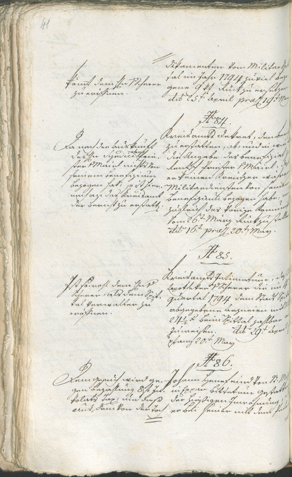 Archivio Storico della Città di Bolzano - BOhisto protocollo consiliare 1794/96 