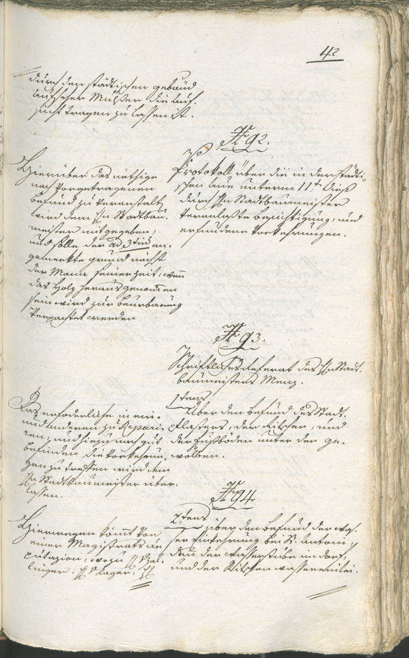 Civic Archives of Bozen-Bolzano - BOhisto Ratsprotokoll 1794/96 