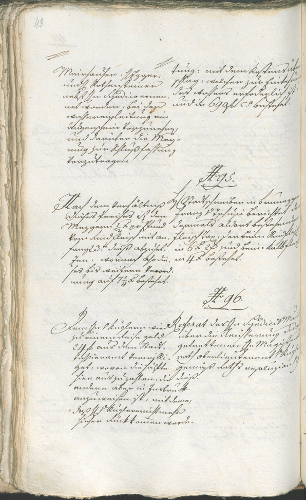 Civic Archives of Bozen-Bolzano - BOhisto Ratsprotokoll 1794/96 