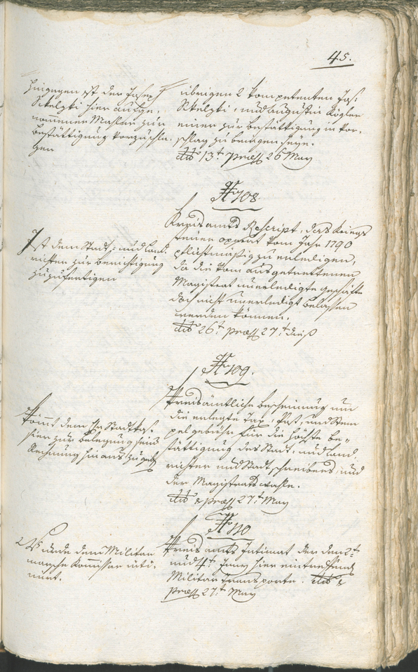 Civic Archives of Bozen-Bolzano - BOhisto Ratsprotokoll 1794/96 