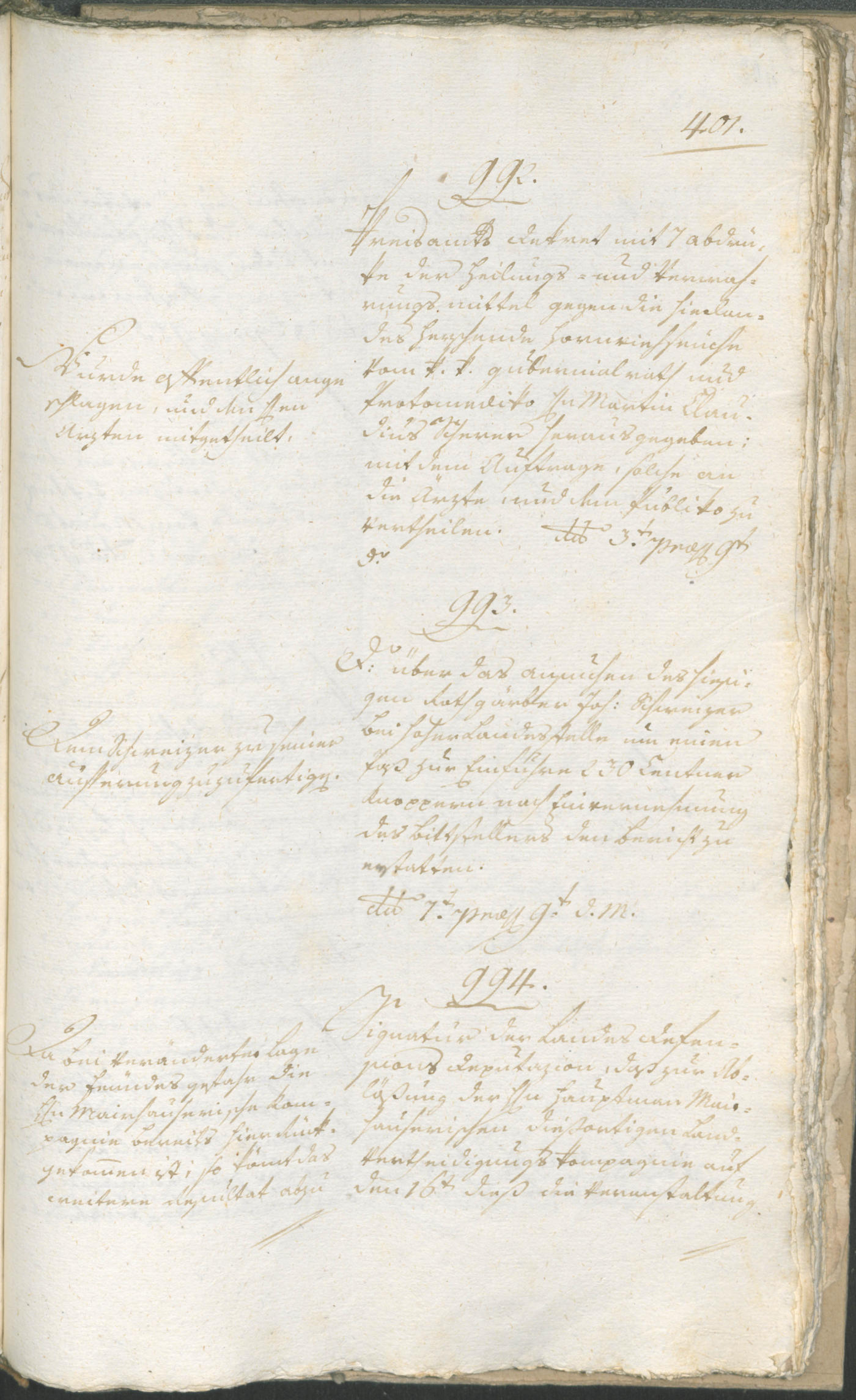 Civic Archives of Bozen-Bolzano - BOhisto Ratsprotokoll 1794/96 