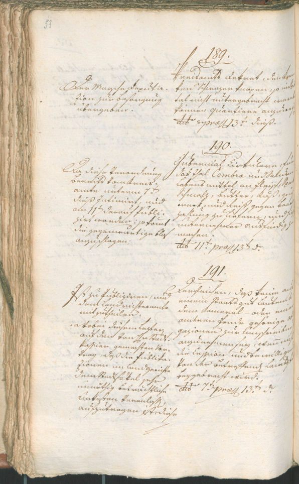 Civic Archives of Bozen-Bolzano - BOhisto Ratsprotokoll 1797 