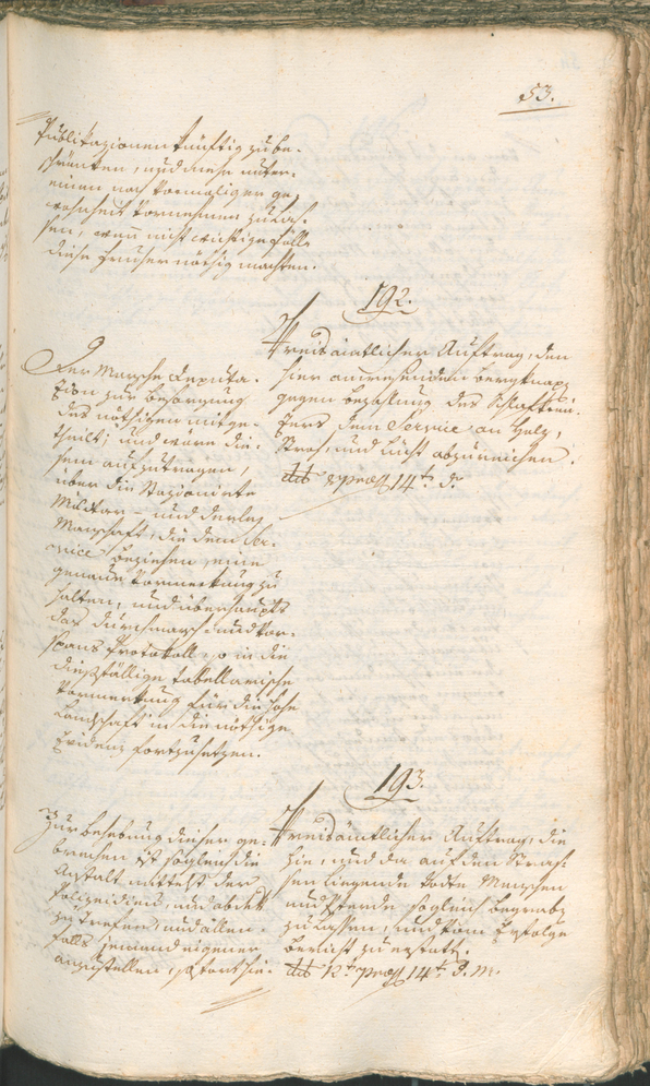 Civic Archives of Bozen-Bolzano - BOhisto Ratsprotokoll 1797 