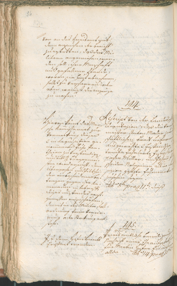 Civic Archives of Bozen-Bolzano - BOhisto Ratsprotokoll 1797 