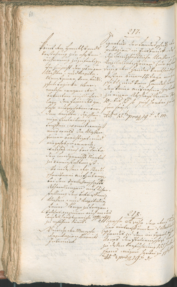 Civic Archives of Bozen-Bolzano - BOhisto Ratsprotokoll 1797 