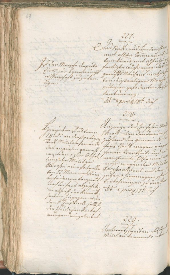 Civic Archives of Bozen-Bolzano - BOhisto Ratsprotokoll 1797 