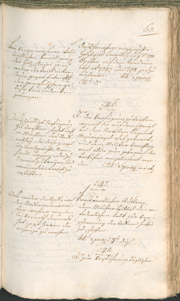 Civic Archives of Bozen-Bolzano - BOhisto Ratsprotokoll 1797 