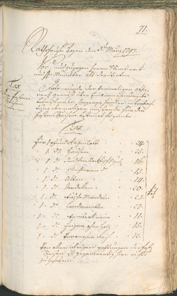 Civic Archives of Bozen-Bolzano - BOhisto Ratsprotokoll 1797 