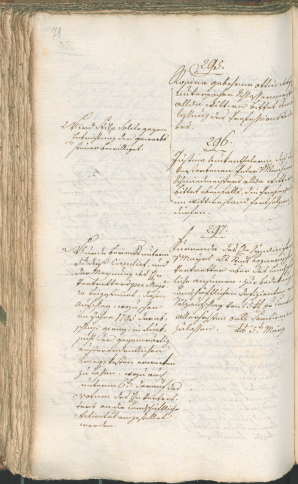 Civic Archives of Bozen-Bolzano - BOhisto Ratsprotokoll 1797 