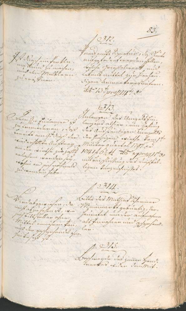 Civic Archives of Bozen-Bolzano - BOhisto Ratsprotokoll 1797 