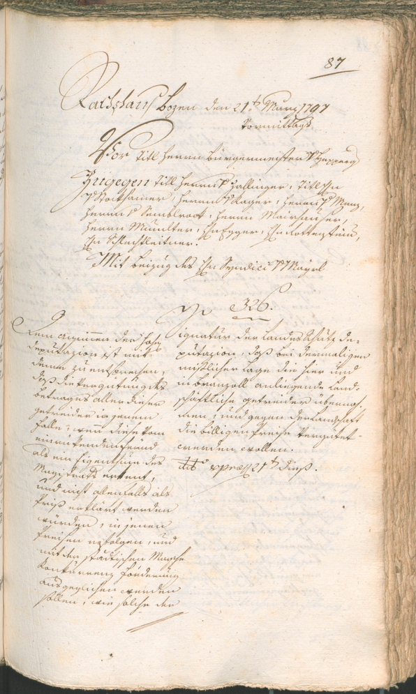 Civic Archives of Bozen-Bolzano - BOhisto Ratsprotokoll 1797 