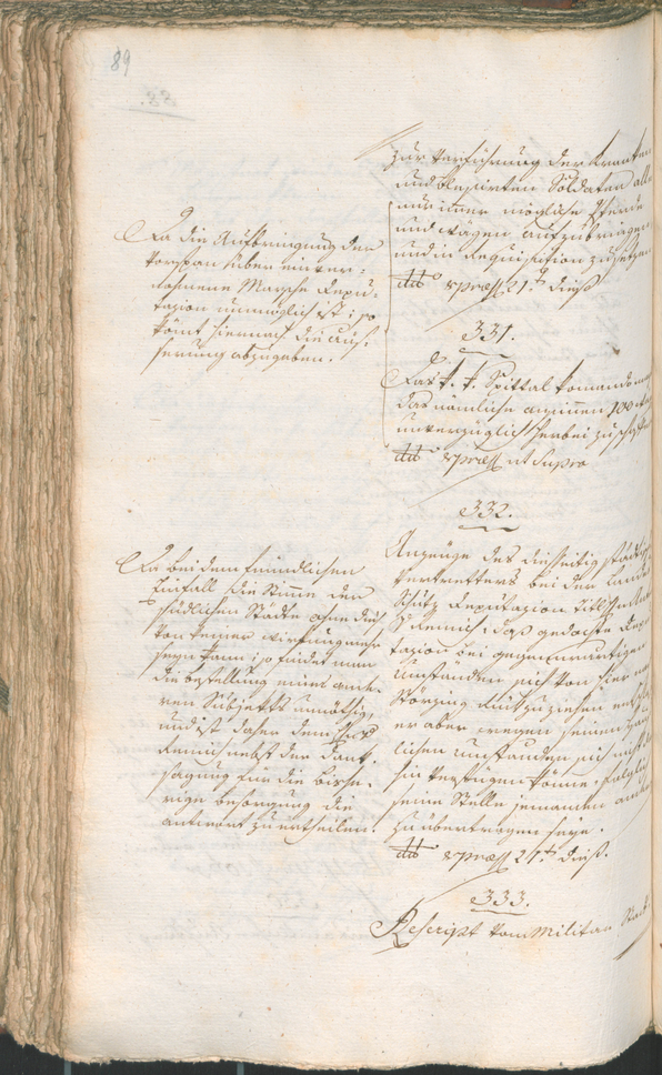 Civic Archives of Bozen-Bolzano - BOhisto Ratsprotokoll 1797 