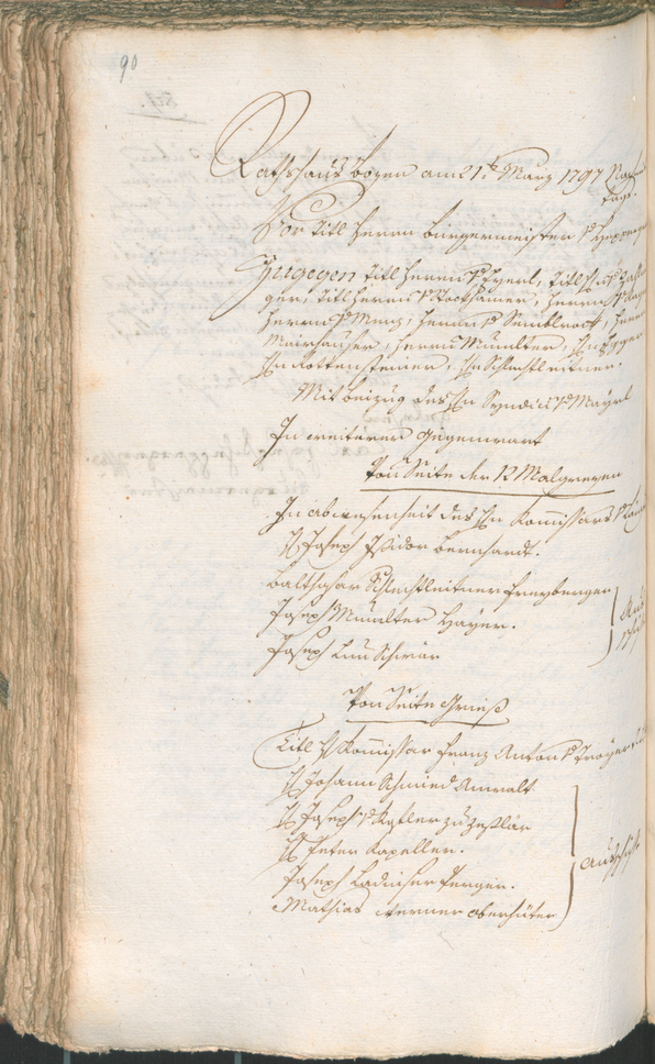 Civic Archives of Bozen-Bolzano - BOhisto Ratsprotokoll 1797 