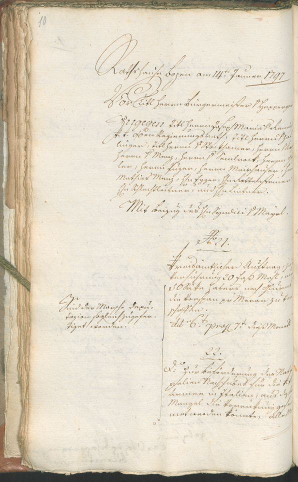 Civic Archives of Bozen-Bolzano - BOhisto Ratsprotokoll 1797 