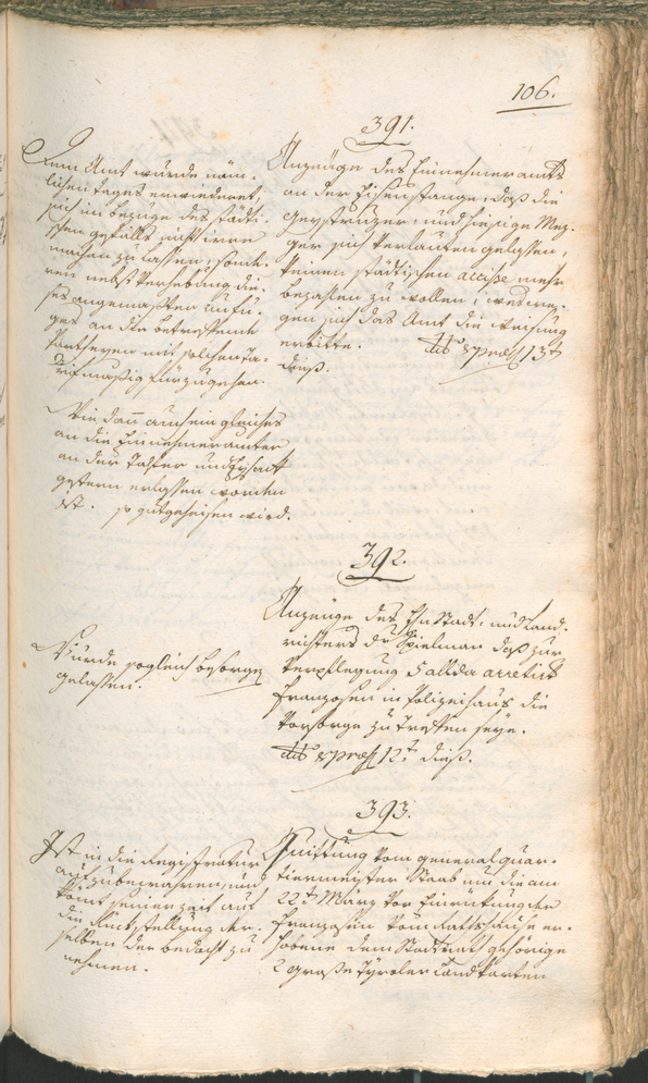 Civic Archives of Bozen-Bolzano - BOhisto Ratsprotokoll 1797 