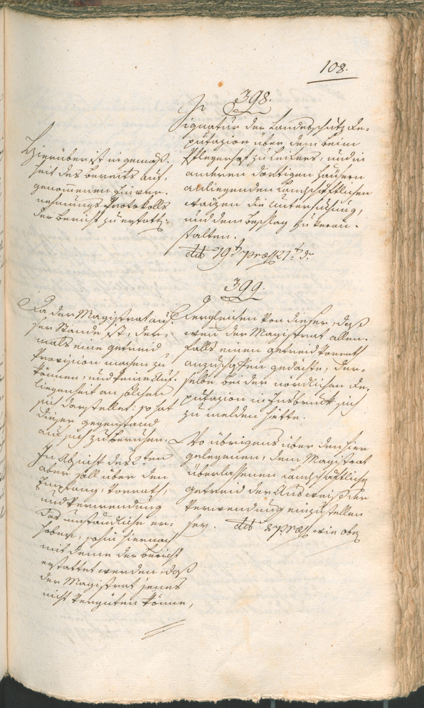 Civic Archives of Bozen-Bolzano - BOhisto Ratsprotokoll 1797 