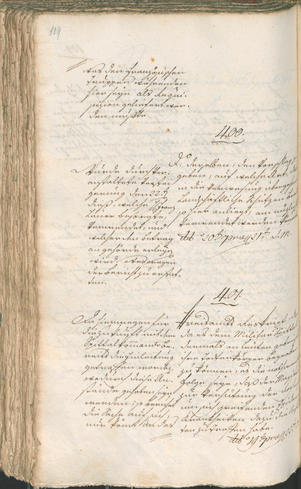 Stadtarchiv Bozen - BOhisto Ratsprotokoll 1797 