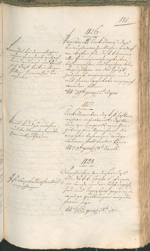 Civic Archives of Bozen-Bolzano - BOhisto Ratsprotokoll 1797 