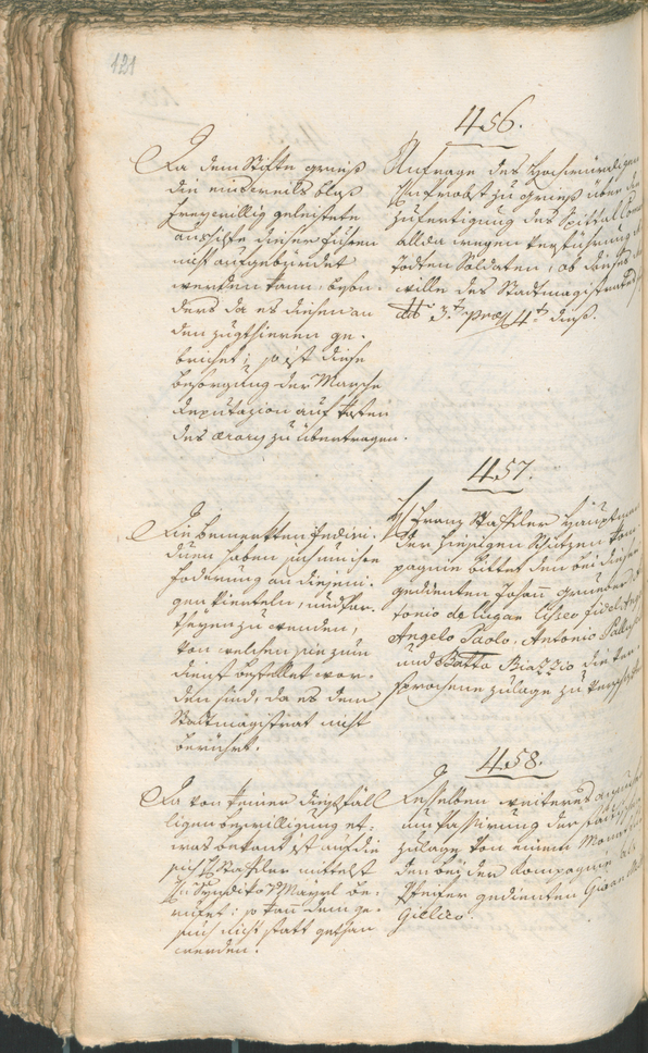 Stadtarchiv Bozen - BOhisto Ratsprotokoll 1797 