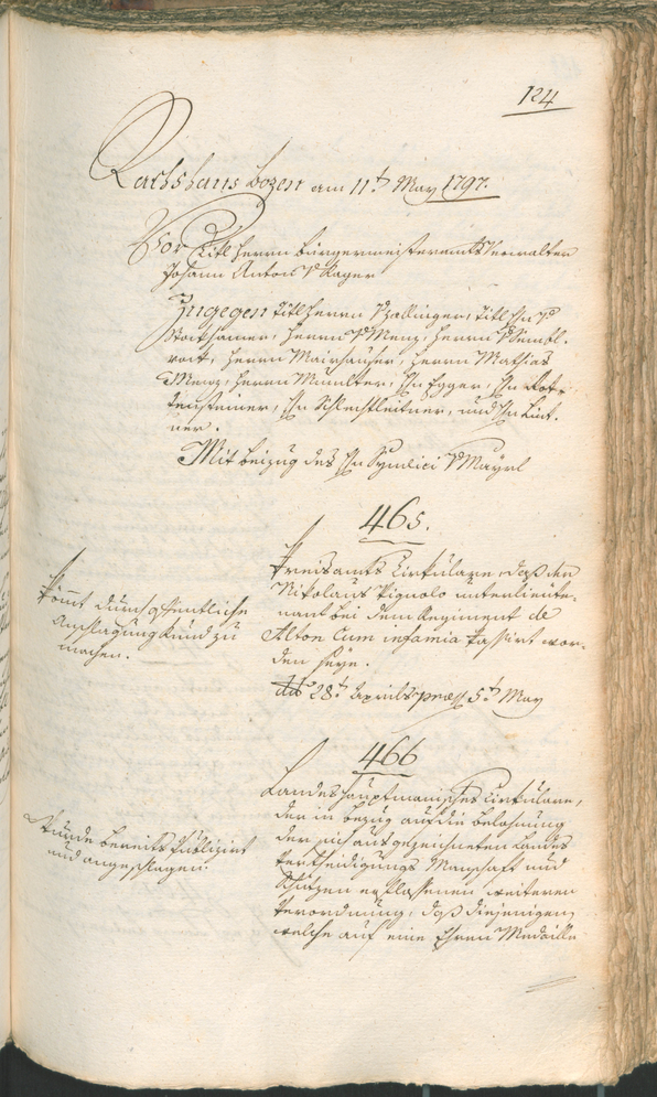 Civic Archives of Bozen-Bolzano - BOhisto Ratsprotokoll 1797 